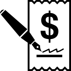 Check Signing Vinyl Cutting Svg File, Free Vectors File
